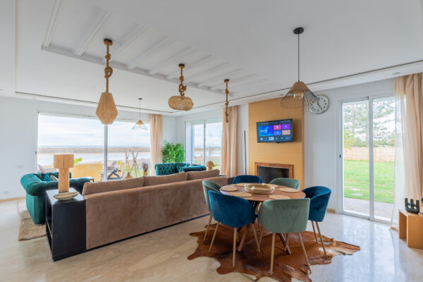 photographie pour airbnb villa salon