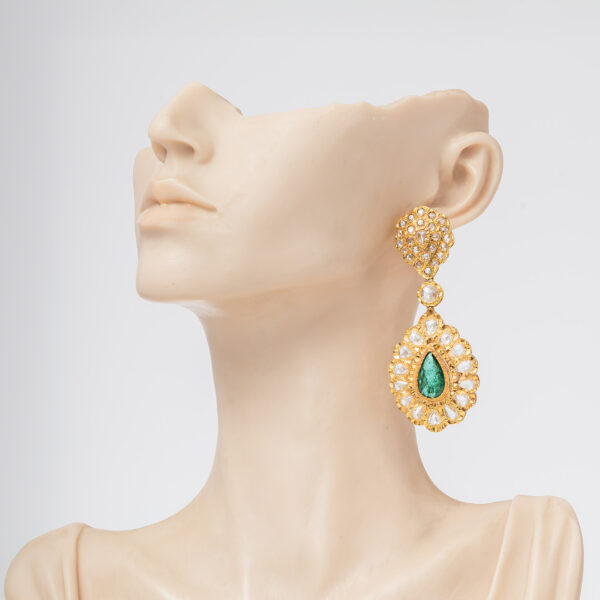 photographie de bijoux marocains : boucles d'oreilles
