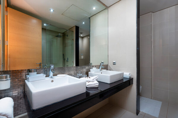 salle de bain airbnb