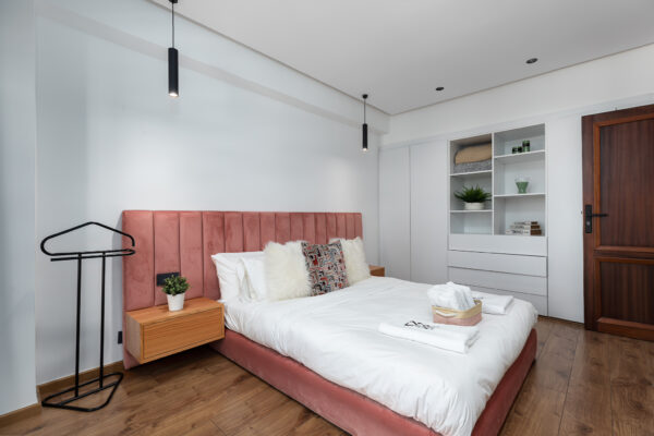 chambre à coucher airbnb appart casablanca photographie immobilière