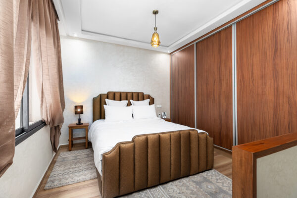 chambre à coucher airbnb studio casablanca photographie immobilière